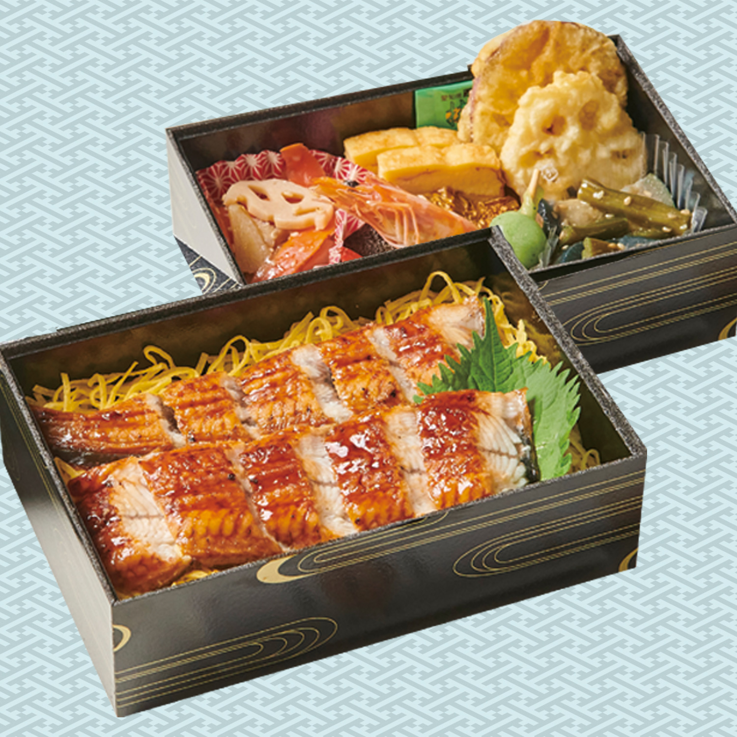 「鰻楽」うなぎ二段蒲焼重